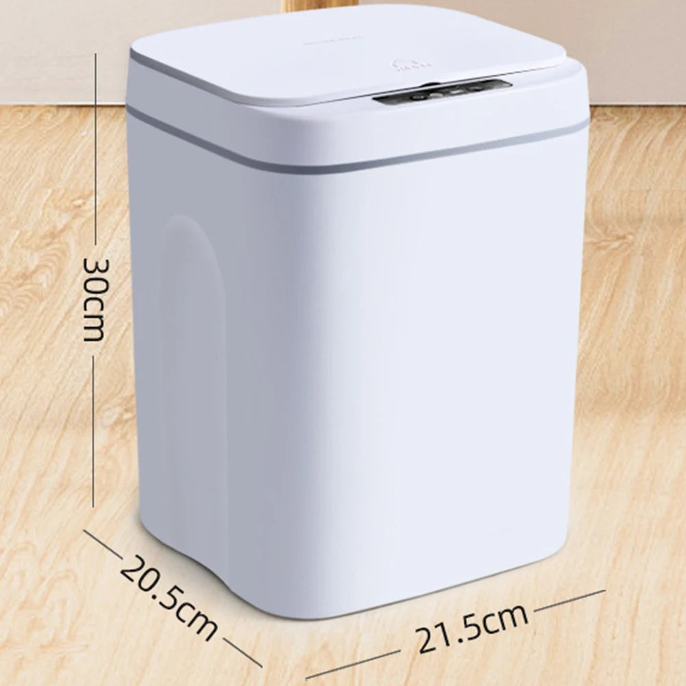 14L Intelligent Trash Can Automatic Smart Sensor Garbage Dustbin Home Electric Rubbish Waste Bin for Office Kitchen Bathroom